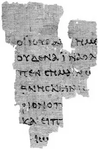 Rylands Library Papyrus P52